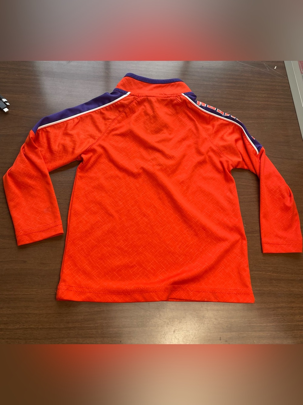 Colosseum Clemson Kids 1/4 Zip Pullover - Picture 2 of 6